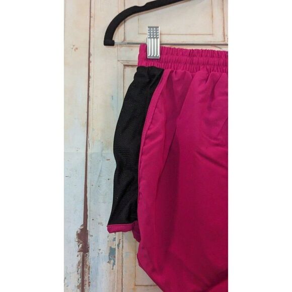 Anngoti Womens Size S Pink Elastic Waist Running Training Athletic Shorts - Picture 5 of 13